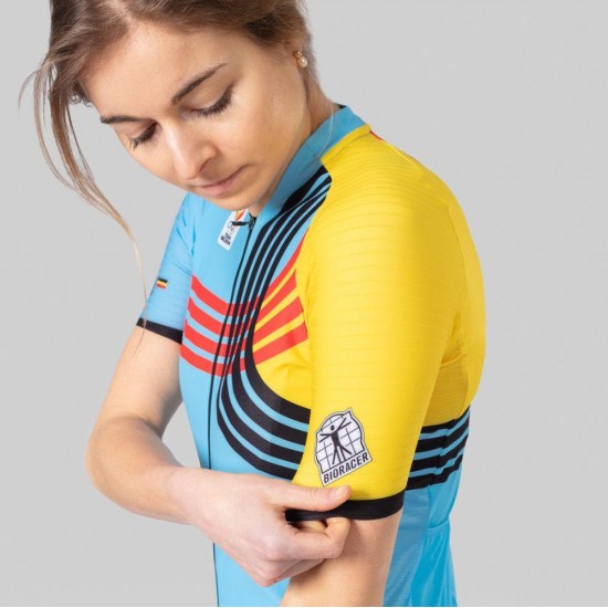 Bekleidung Damen Belgischen Nationalen frau trikot-Paris 2024 Bekleidung Damen Belgischen Nationalen frau trikot-Paris 2024
