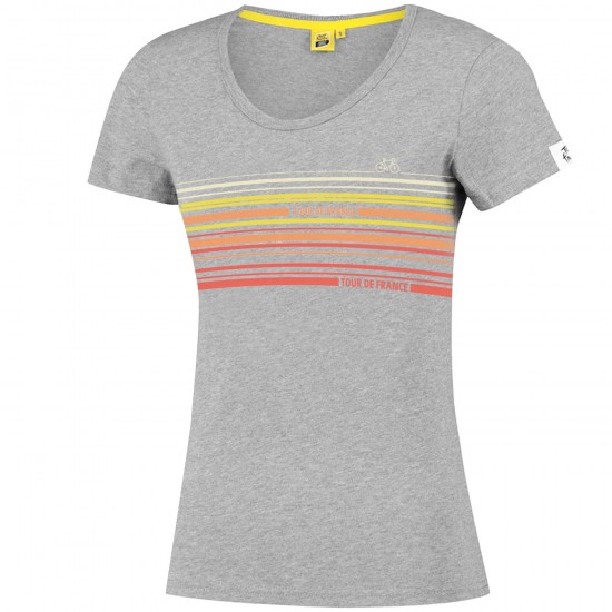 Bekleidung Damen Tour de France 2024 frau t-shirt-Lignes