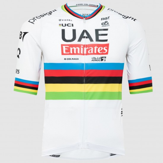 Bekleidung Herren Team UAE 2024 Pissei trikot-Weltmeister