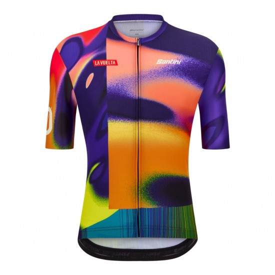Bekleidung Herren Santini Vuelta Espana 2024 trikot-Madrid