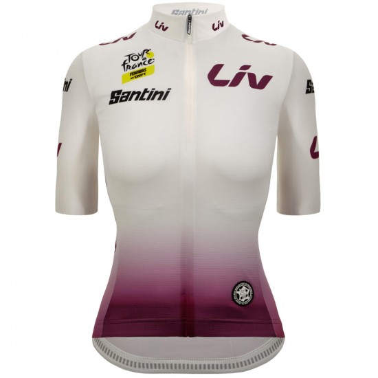Bekleidung Damen Tour de France 2024 Fan Line Weisse frau trikot