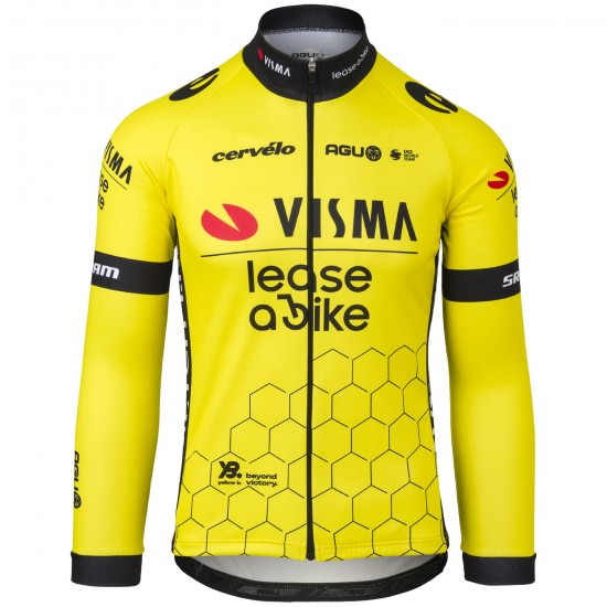 Bekleidung Herren Langärmeliges Trikot Agu Team Visma Lease a bike 2024