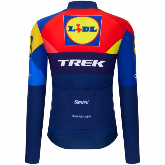 Bekleidung Herren Santini Lidl Trek 2025 langarm trikot Bekleidung Herren Santini Lidl Trek 2025 langarm trikot