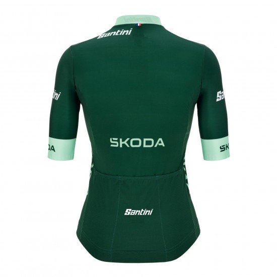 Bekleidung Damen Grüne frau trikot Tour de France 2025 Fan Line Bekleidung Damen Grüne frau trikot Tour de France 2025 Fan Line