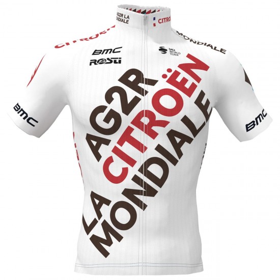 AG2R Citroen 2022 Radtrikot kurzarm(langer Reißverschluss)