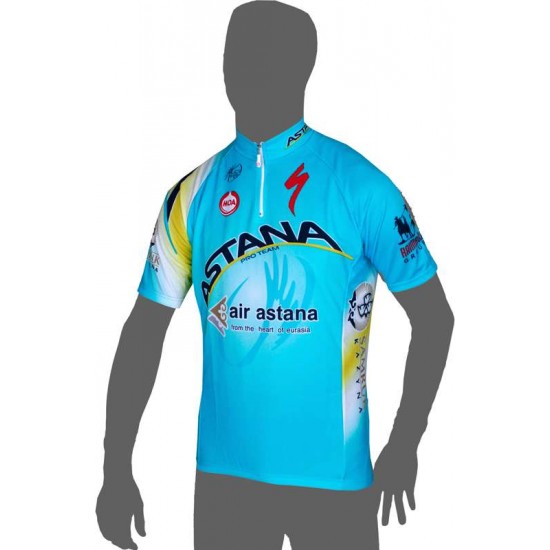 ASTANA 2014 Kurzarmtrikot(kurzer Reißverschluss)