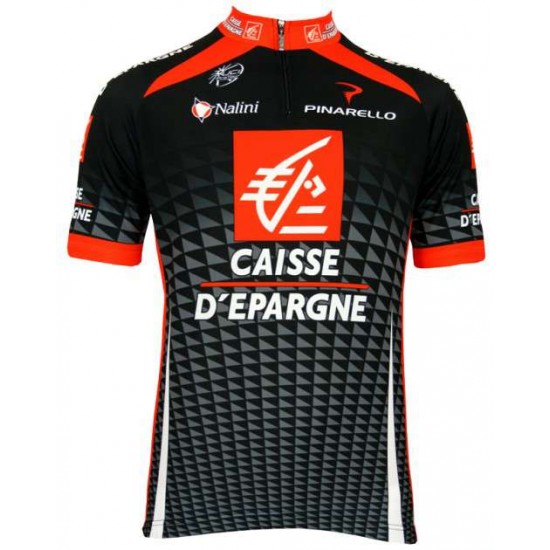 Caisse d'Epargne 2010 Radtrikot kurzarm kurzer RV