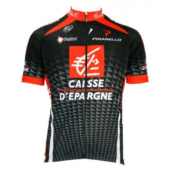 Caisse d'Epargne 2010 Radtrikot kurzarm langer RV