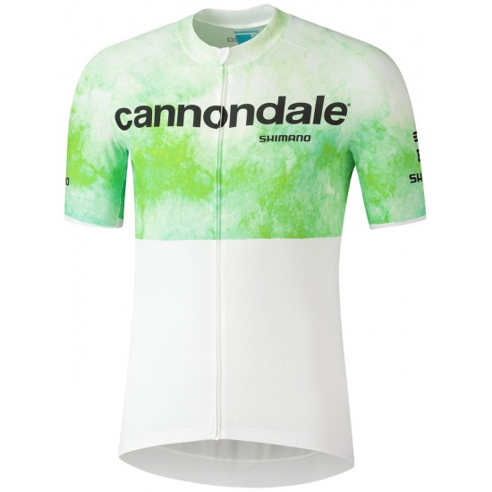 Cannondale FACTORY RACING 2022 Radtrikot kurzarm weiß(langer RV)
