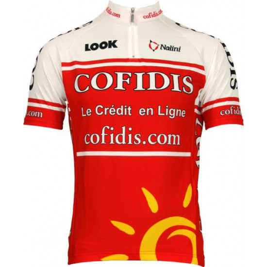 Cofidis 2011 Kinder Kurzarmtrikot mit kurzem Reißverschluss