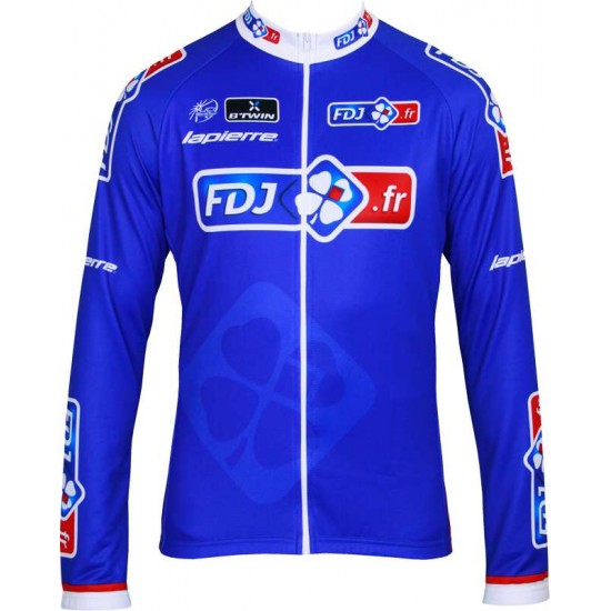 FRANCAISE DES JEUX(FDJ)-TOUR 2013-Langarmtrikot