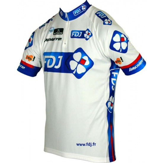FRANCAISE DES JEUX(FDJ) 2013 Kurzarmtrikot mit kurzem Reißverschluss FRANCAISE DES JEUX(FDJ) 2013 Kurzarmtrikot mit kurzem Reißverschluss