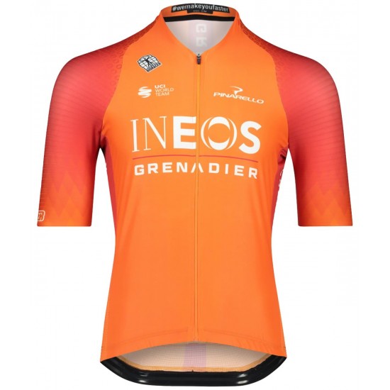 INEOS GRENADIERS 2022 training edition ICON Radtrikot kurzarm(langer RV)