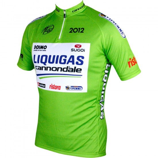 LIQUIGAS CANNONDALE Tour Edition 2012 Radtrikot kurzarm(kurzer RV)