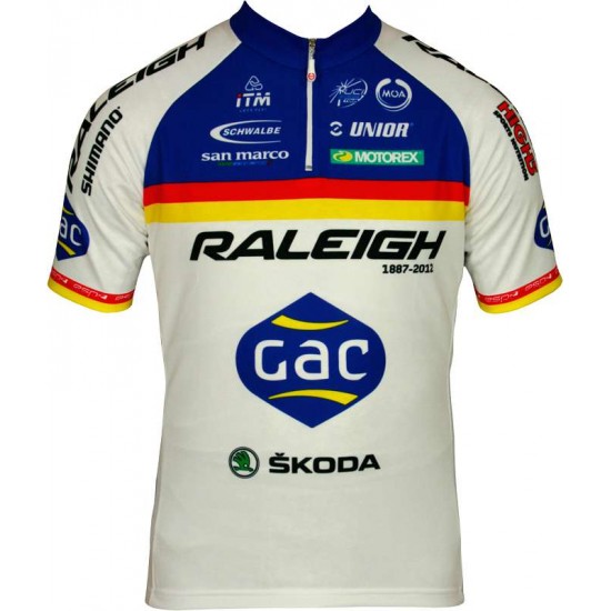 RALEIGH 2012-Kurzarmtrikot mit kurzem Reißverschluss