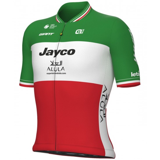 Team Jayco AlUla Italienischer Meister 2023 Radtrikot kurzarm-ALE