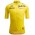 Tour de France 2023 gelbes Trikot(maillot jaune,Gesamtführender) Radtrikot kurzarm
