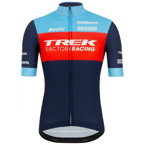 Trek Factory Racing XC 2022 Radtrikot kurzarm(langer Reißverschluss)