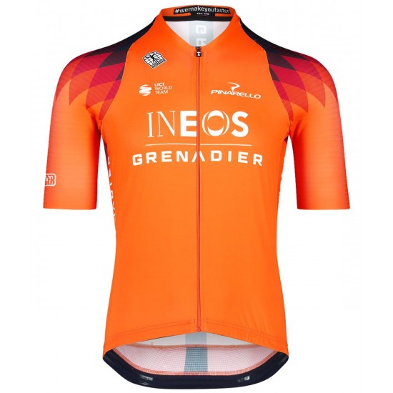 INEOS GRENADIERS 2023 training edition ICON Radtrikot kurzarm(langer RV)