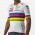 Soudal Quick-Step Straßenrad Weltmeister Regenbogentrikot 2023 Competizione Radtrikot kurzarm