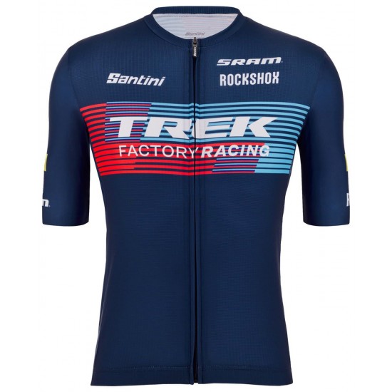 Trek Factory Racing XC 2023 Radtrikot kurzarm(langer Reißverschluss)
