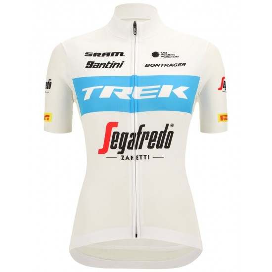 TREK-SEGAFREDO Damen Team 2022 Radtrikot kurzarm(langer Reißverschluss)